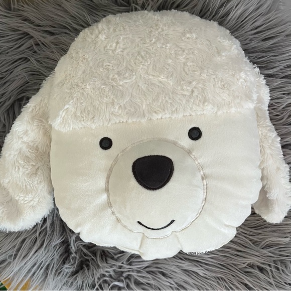 Target Other - Target Bullseye's Playground Poodle Dog Face Soft Plush Pillow 11.5"